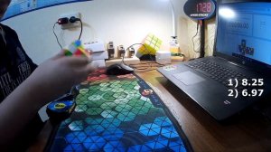 7.63с - Кубик Рубика, среднее время. Контест №308 на сайте Cubingtime (15.11.2021 - 21.11.2021)