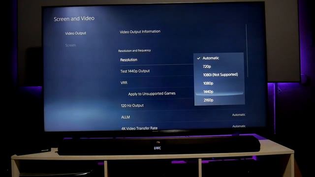 How to setup 1440p/120hz on PS5 смотреть онлайн
