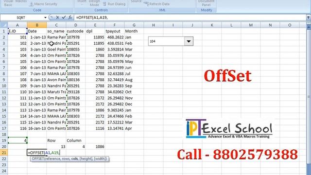 Excel Offset Formulas in Hindi смотреть онлайн
