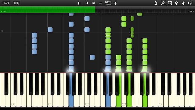Billy Talent - Fallen Leaves Synthesia Tutorial смотреть онлайн