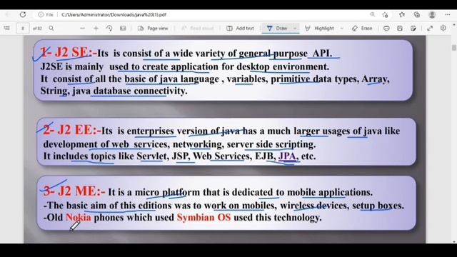 Tutorial-2:Java Platform/Editions | What is Keywords/Identifiers in java |Types of Java Editions.