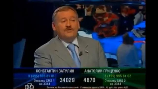 Немножко подышите, пока мы не занялись вашим Крымом и вост.Украиной, - Соловьёв («К барьеру» 2008) смотреть онлайн
