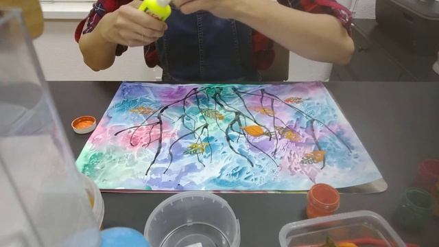 Студия "Мастерская чудес". Мастер-класс "Куст шиповника". Часть 3