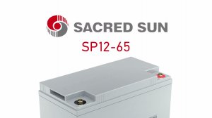 SACRED SUN SP12-65 - аккумулятор 12 В 65 Ач. Видео обзор