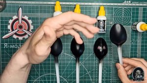 Тест лаков от Jim Scale _Матовый_Глянец_Сатин_ Супер-матовый #JimScale #Ямоделист