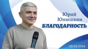 Юрий Юнюшкин - благодарность