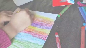 Граттаж или граттография. Необычная техника рисования.