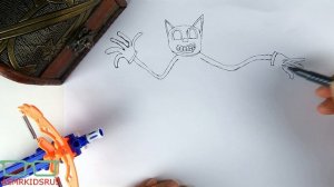 Нарисовать Cartoon Cat. How to Draw CARTOON CAT