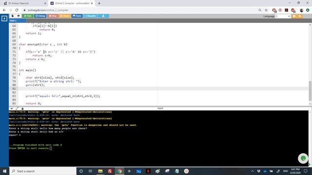 Algorithmics & Programming - Exercise - Encryption
