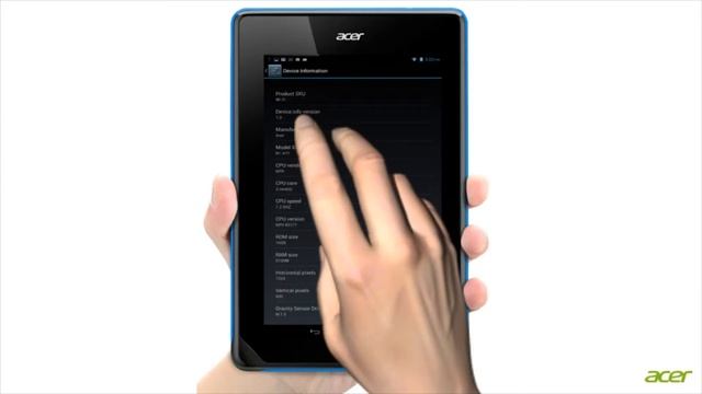 Iconia B1-A71 Калибровка датчика вращения смотреть онлайн