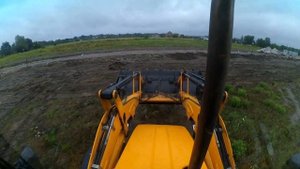 ПЛАНИРОВКА УЧАСТКА. ЭКСКАВАТОР ПОГРУЗЧИК JCB 3 CX