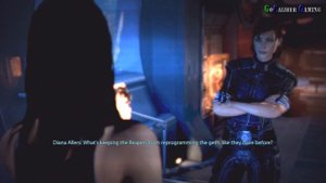 Mass Effect 3 - Female Shepard Romance Diana Allers