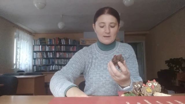 Майстер-клас "Вироби з шишок" - бібліотека-філія №2 смотреть онлайн