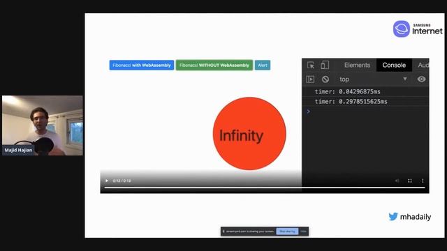 Samsung Internet Meetup: Parallel computing in frontend architecture! by Majid Hajian