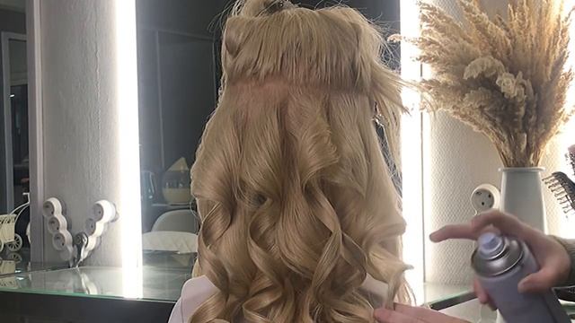 Объёмные крупные локоны на плойку, 3д, 5д смотреть онлайн