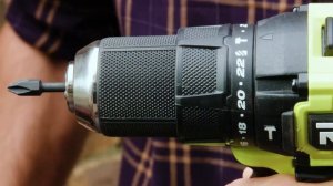 RYOBI 18V ONE+ HP Brushless Compact Hammer Drill (RPD18C) in action