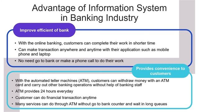 INFORMATION SYSTEM IN BANKING INDUSTRY смотреть онлайн
