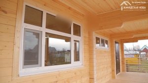 КАНАДСКАЯ ИЗБА дом из бруса 9х9 проект "Шале"