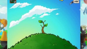 Зомби с головой Растений. Растения против зомби наоборот.Plants vs Zombies ZOMPLANT vs ZOMBOTANY MO