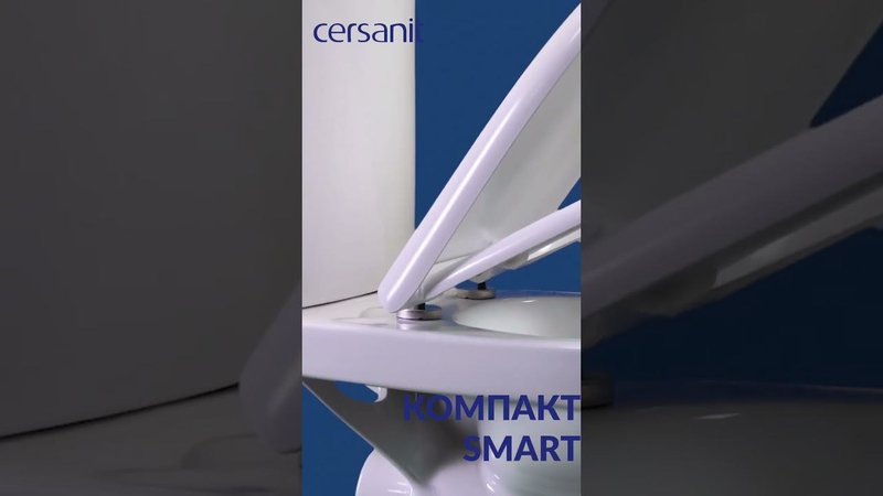 Безободковый унитаз Cersanit Smart Clean On #ремонт #cersanit #унитаз