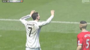 FIFA15 Manchester United Vs Real Madrid Ronaldo With A Touch Of Class