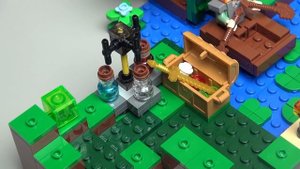 LEGO Minecraft 21133 Хижина ведьмы Обзор видео Лего Майнкрафт 2017