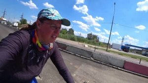 Женское велопутешествие! 2600км до Чёрного моря! Краснодарские пробки! 33