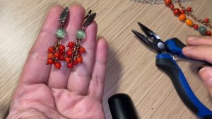 СОЗДАЮ ЯГОДНОЕ УКРАШЕНИЕ ДЛЯ ЛАРИСЫ. ПЕРЕДЕЛКА УКРАШЕНИЙ. ДО И ПОСЛЕ