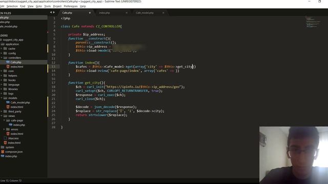 Ipinfo.io Api ile En Yakın Kafeleri Listeleme Uygulaması | Codeigniter смотреть онлайн