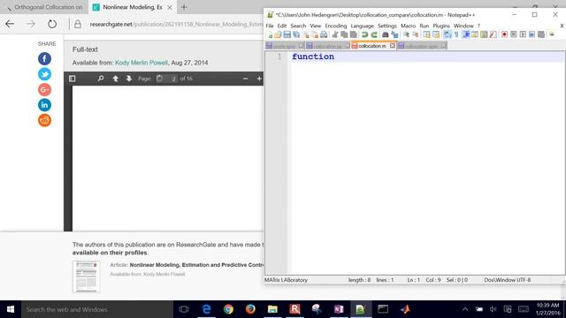 Orthogonal Collocation on Finite Element in MATLAB and Python смотреть онлайн