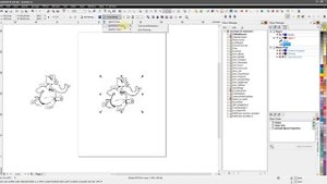 Превращаем заливку в линию через трассировку в #CorelDraw