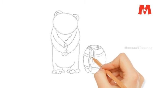 How to Draw a Cartoon Bear | Drawing a Cute Cartoon Bear смотреть онлайн