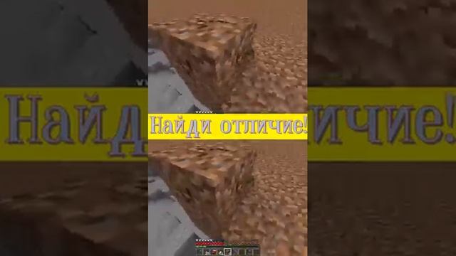 Найди одно ОТЛИЧИЕ ? #Minecraft