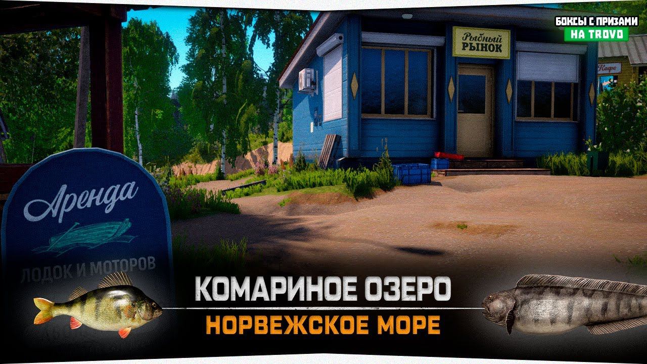 Праздничные ЛАЙТЫ • Комариное озеро • Норвежское море • Русская Рыбалка 4