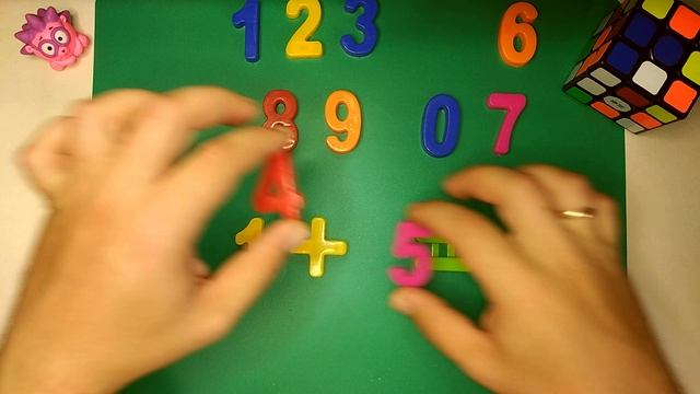 Учим цифры. Сложение.