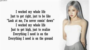 ROSÉ -'On The Ground' | Lyrics