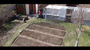 Дача весна а что ещё нужно, семейный видос. Подсинее с дрона