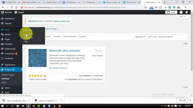 How to post from google docs to wordpress with one click