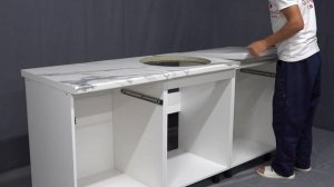 Сборка кухонного гарнитура "Глория" 1800 от мебельной компании "Grand Miks"