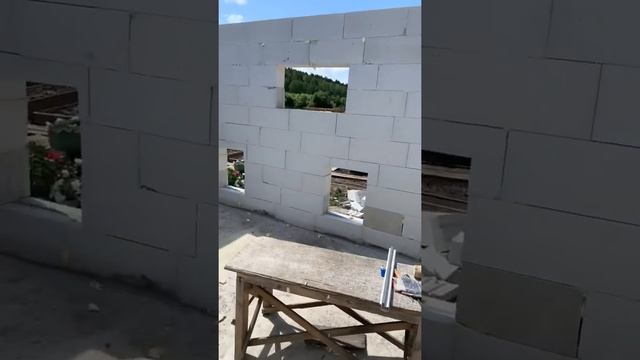 Стройка курятника 6х4 из автоклавного газобетона (кладка) смотреть онлайн