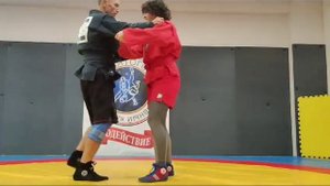 Самбо. Бросок через бедро. Отработка под музыку.