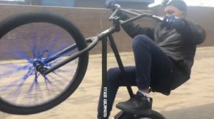 CRAZY WHEELIE STUNTS + MAFIA BIKE REVIEW!!