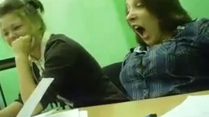 Студентка с самым большим ртом