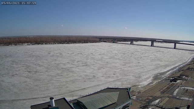 Онлайн трансляция ледохода 2021 на Оби в Барнауле смотреть онлайн