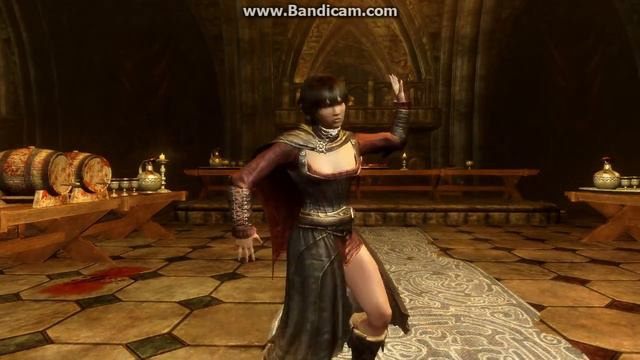 Skyrim Serana Dance смотреть онлайн