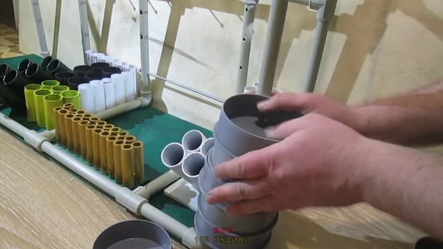 Как сделать универсальный стенд для инструмента своими руками из ПВХ труб . смотреть онлайн