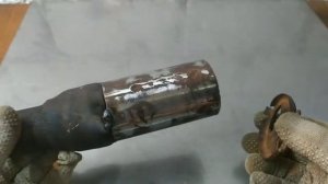 Инжекторная горелка из паяльной лампы и куска трубы DIY