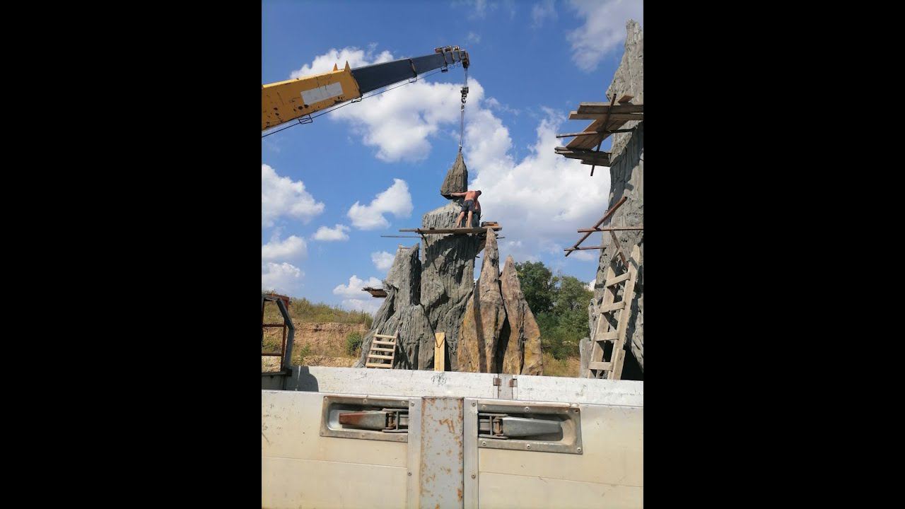 Декоративные скалы. мастерская скульптора Александр Ализаде.