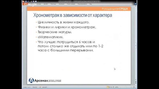Хронометраж рабочего времени тайм менеджмент Рукодельная среда сентябрь 2017
