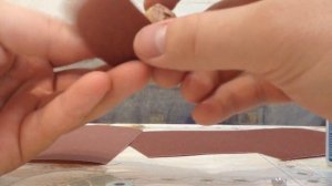 Шлифовальная насадка из пробки.